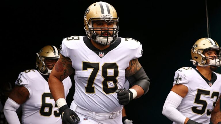 Update: The Saints make a move on the offensive line with center Erik McCoy a game time decision